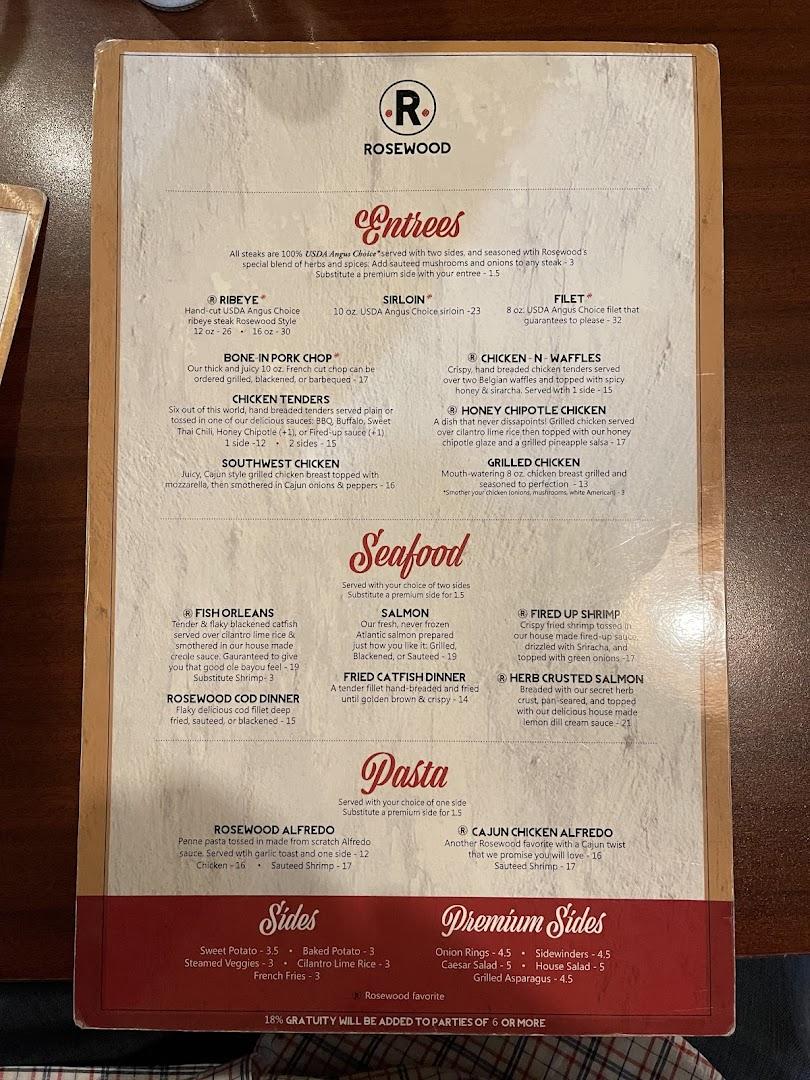 Rosewood Bar and Grill LLC